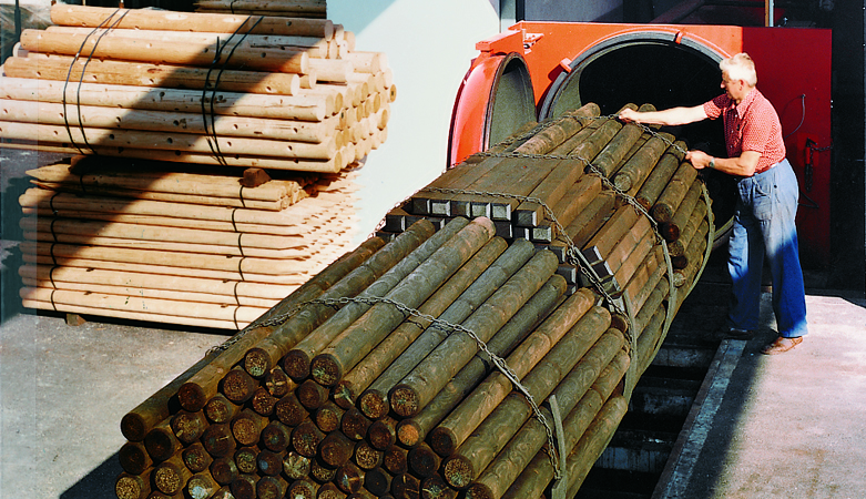 Imprägnieranlage für Holz