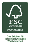 Logo FSC verantwortungsvolle Waldwirtschaft