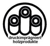 Logo druckimprägniert holzprodukte