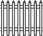 Palisadenzaun