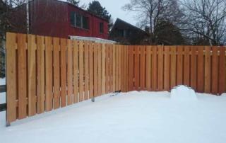 Sichtschutz vertikal Laerche natur