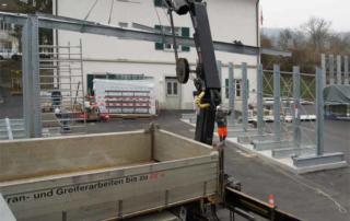 Montage-Dachkonstruktion