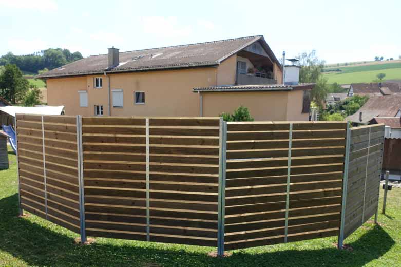 Sichtschutz-Bohlen